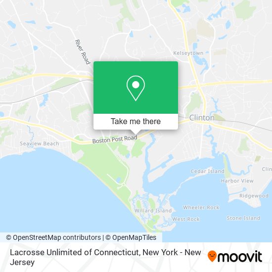 Lacrosse Unlimited of Connecticut map