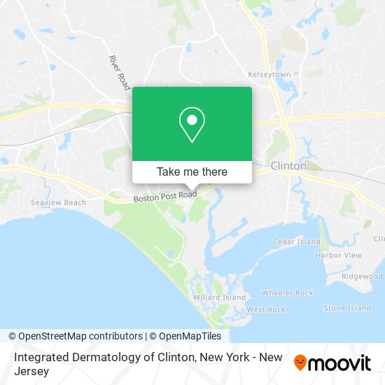 Mapa de Integrated Dermatology of Clinton