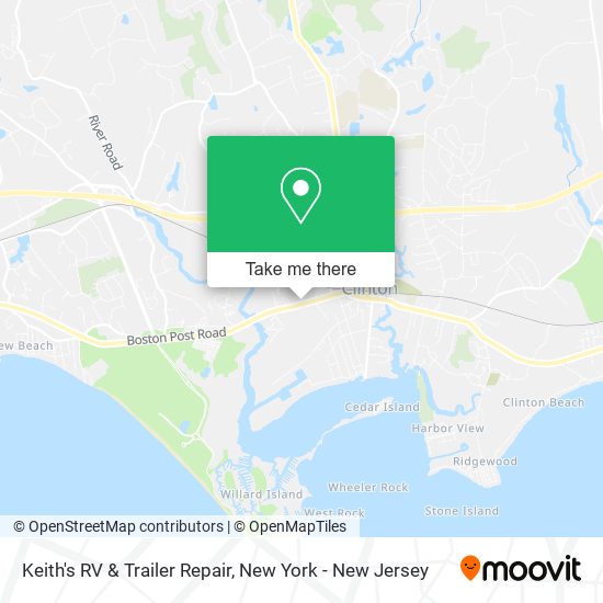 Keith's RV & Trailer Repair map