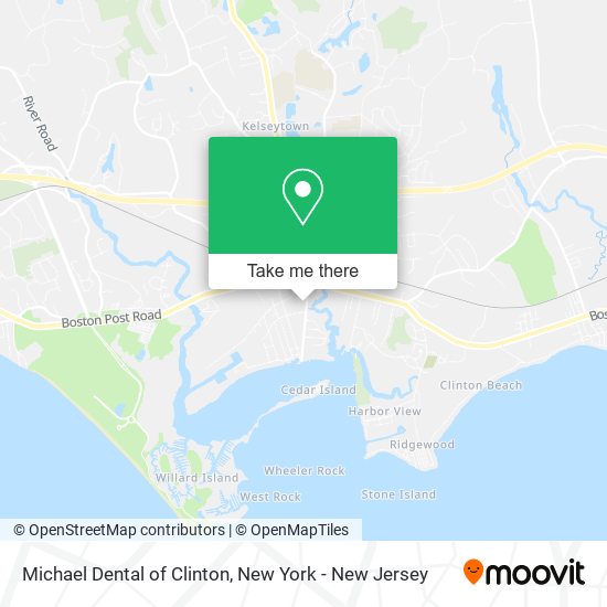 Michael Dental of Clinton map