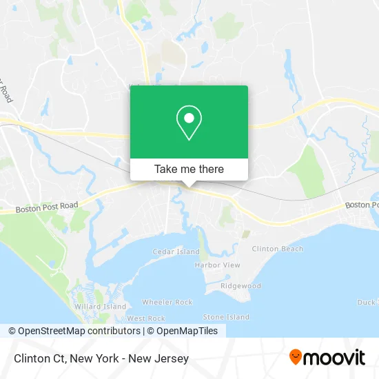 Clinton Ct map