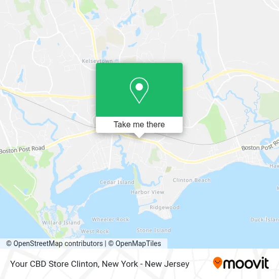Your CBD Store Clinton map