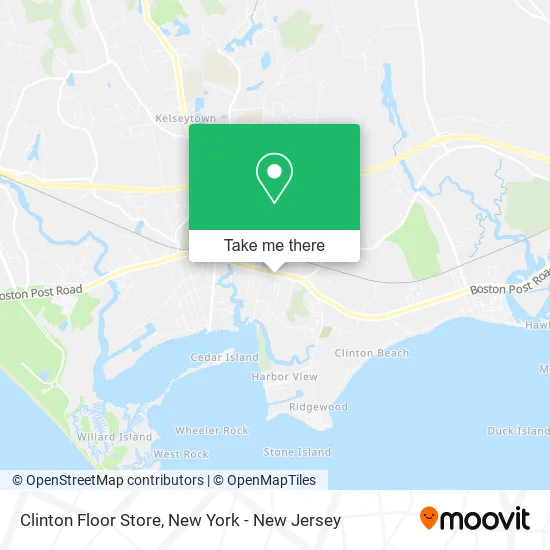 Clinton Floor Store map
