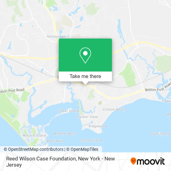 Reed Wilson Case Foundation map