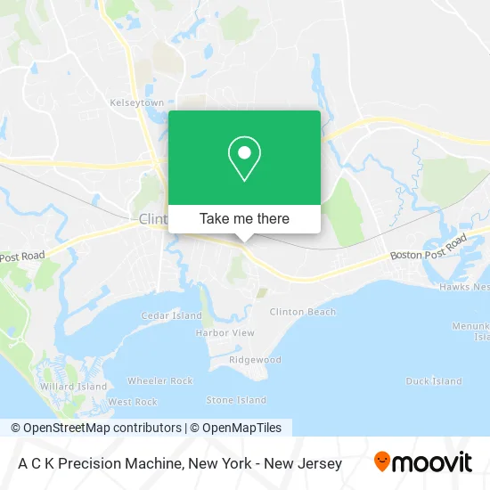 A C K Precision Machine map