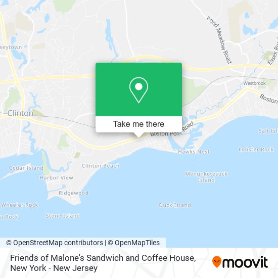 Mapa de Friends of Malone's Sandwich and Coffee House