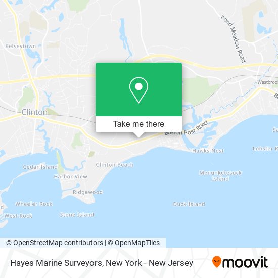 Mapa de Hayes Marine Surveyors