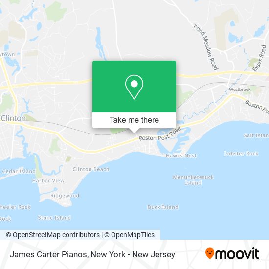 Mapa de James Carter Pianos
