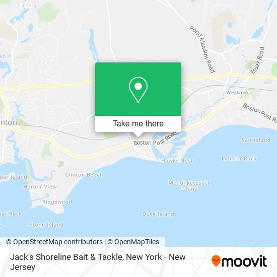 Jack's Shoreline Bait & Tackle map