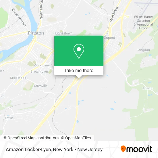 Amazon Locker-Lyun map