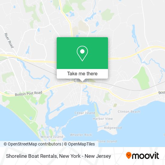 Shoreline Boat Rentals map