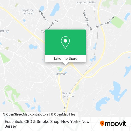 Mapa de Essentials CBD & Smoke Shop