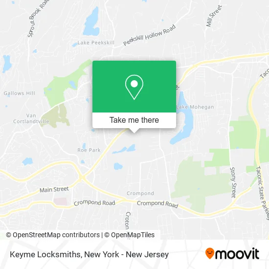 Keyme Locksmiths map