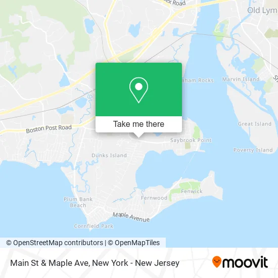 Main St & Maple Ave map