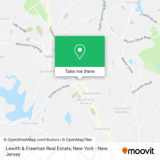Lewith & Freeman Real Estate map
