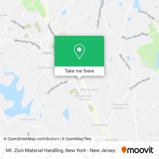 Mt. Zion Material Handling map
