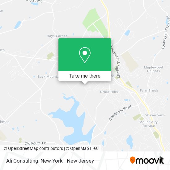 Mapa de Ali Consulting