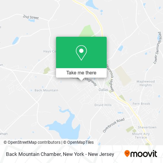 Mapa de Back Mountain Chamber