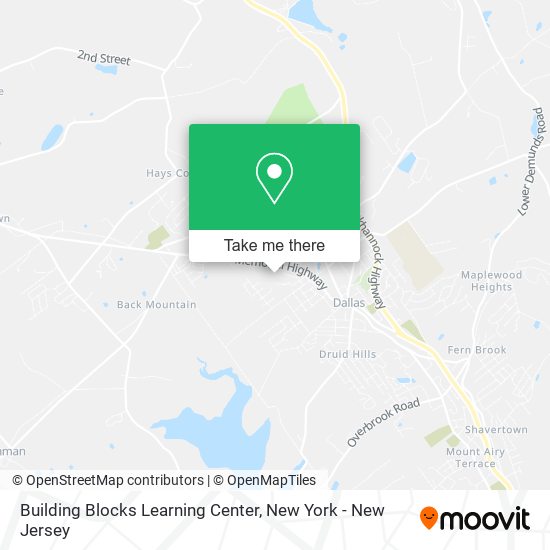 Building Blocks Learning Center map