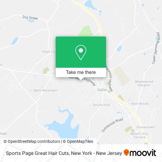 Sports Page Great Hair Cuts map