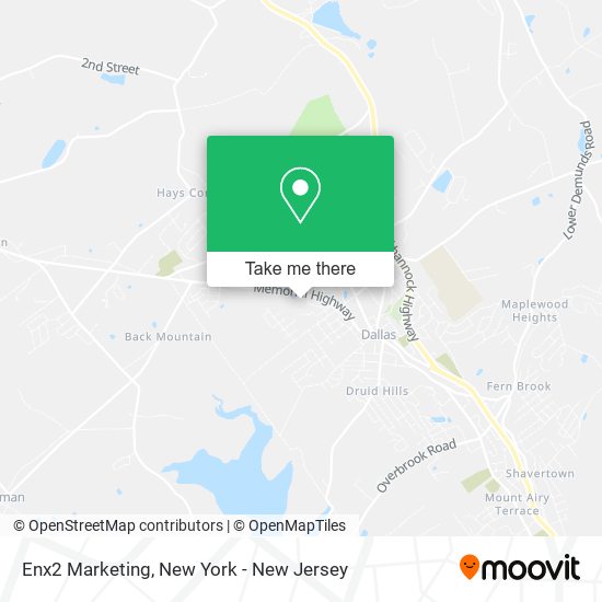 Mapa de Enx2 Marketing