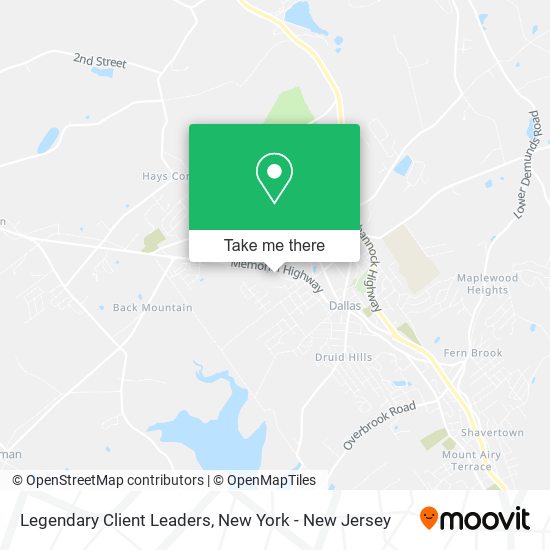 Mapa de Legendary Client Leaders