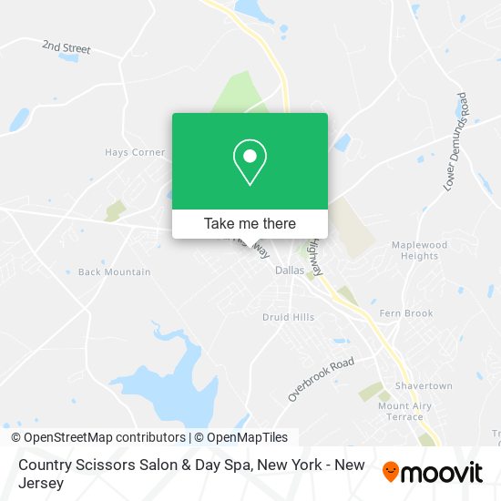 Country Scissors Salon & Day Spa map