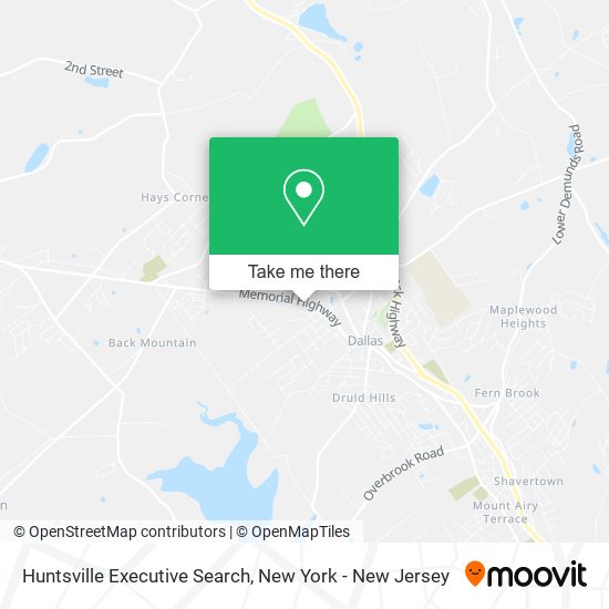 Huntsville Executive Search map