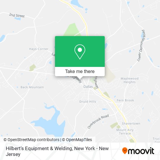 Mapa de Hilbert's Equipment & Welding