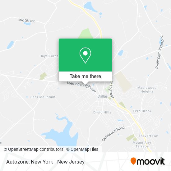 Autozone map