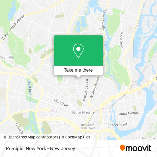 Precipio map