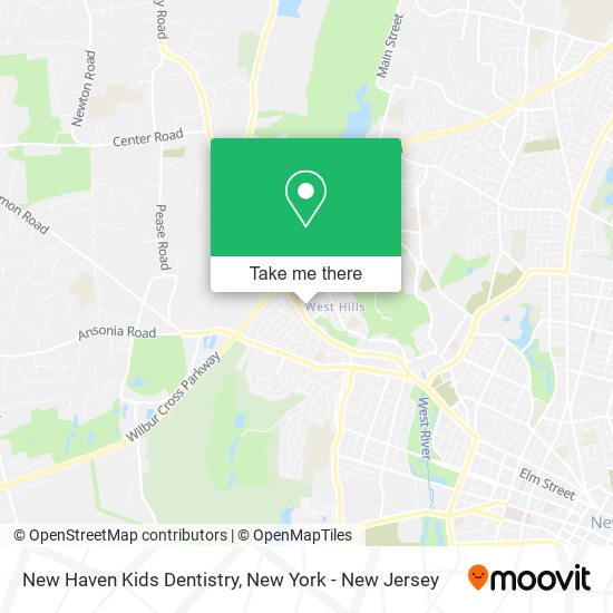 Mapa de New Haven Kids Dentistry