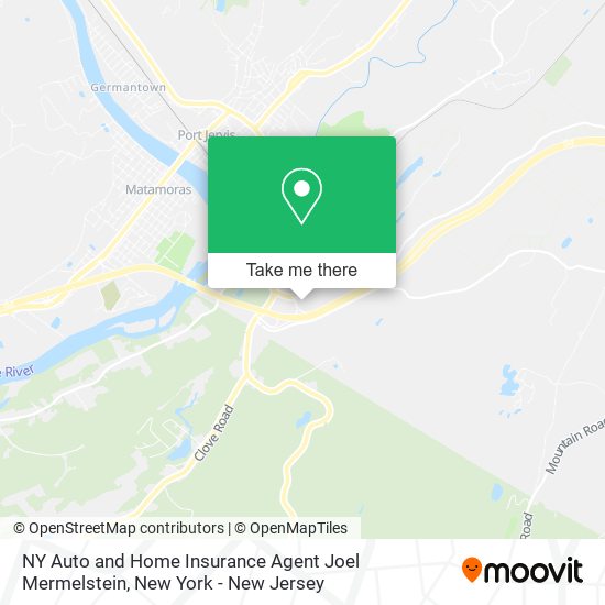 NY Auto and Home Insurance Agent Joel Mermelstein map