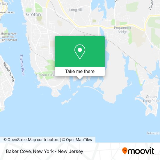 Baker Cove map