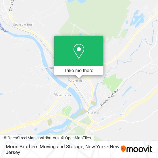 Moon Brothers Moving and Storage map