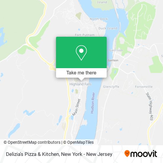 Delizia's Pizza & Kitchen map