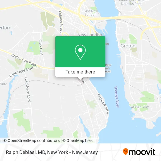 Ralph Debiasi, MD map