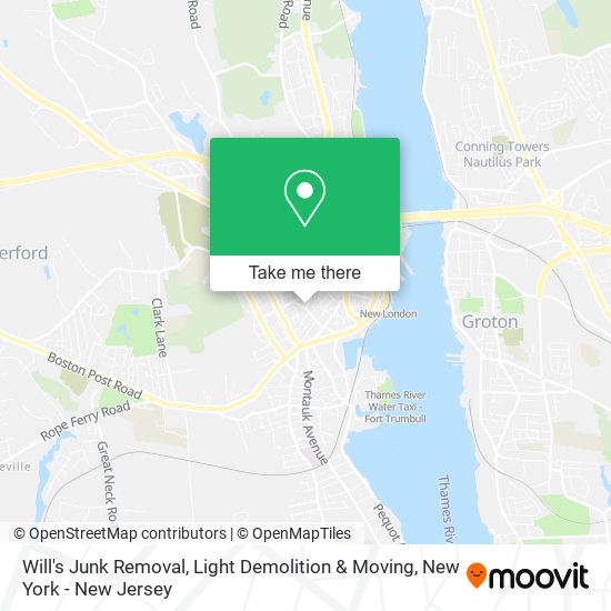 Will's Junk Removal, Light Demolition & Moving map