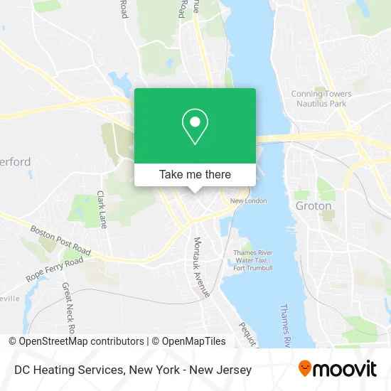 DC Heating Services map