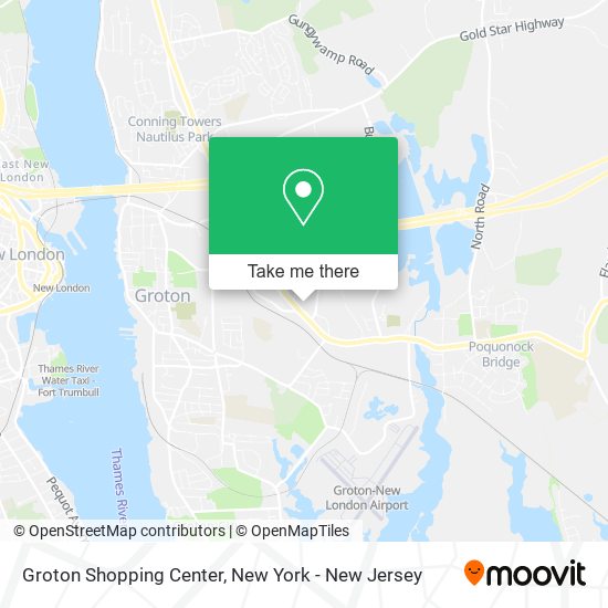 Groton Shopping Center map