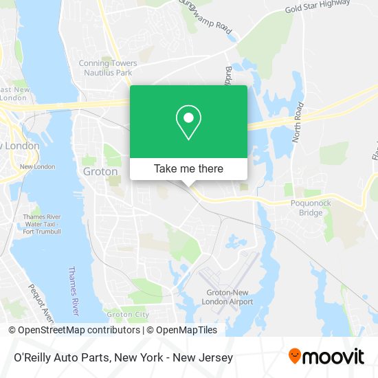 Mapa de O'Reilly Auto Parts