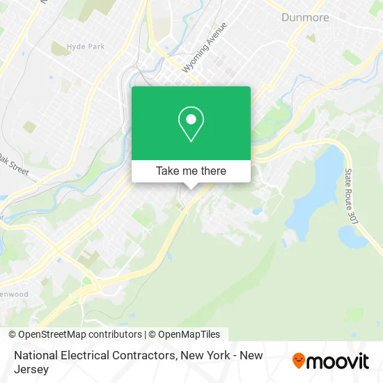 National Electrical Contractors map