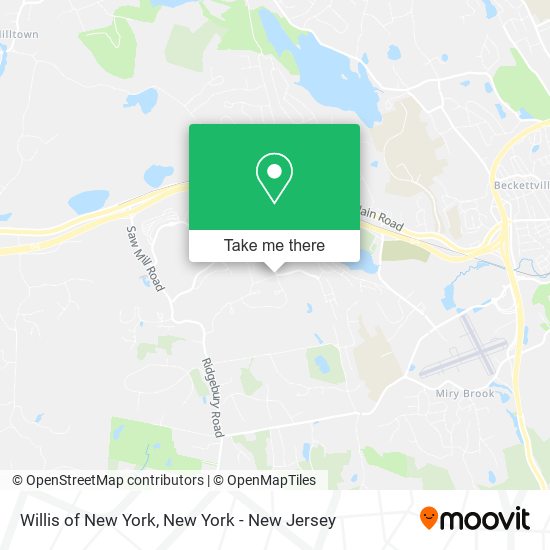 Willis of New York map