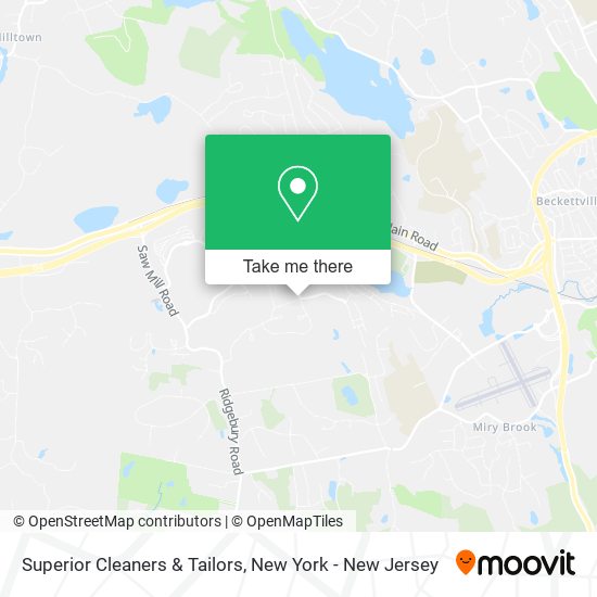 Superior Cleaners & Tailors map