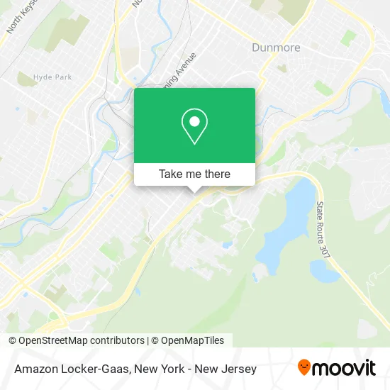Amazon Locker-Gaas map