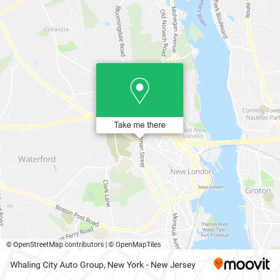 Whaling City Auto Group map