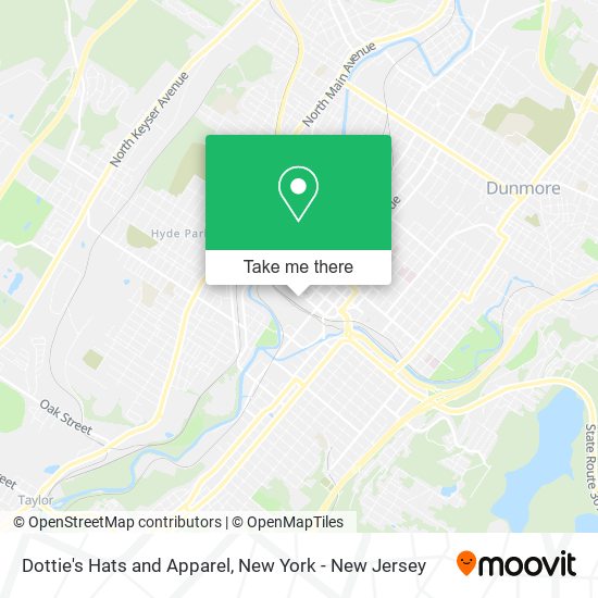 Dottie's Hats and Apparel map