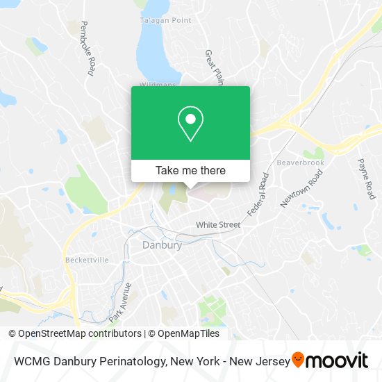 WCMG Danbury Perinatology map