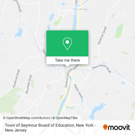 Town of Seymour Board of Education map