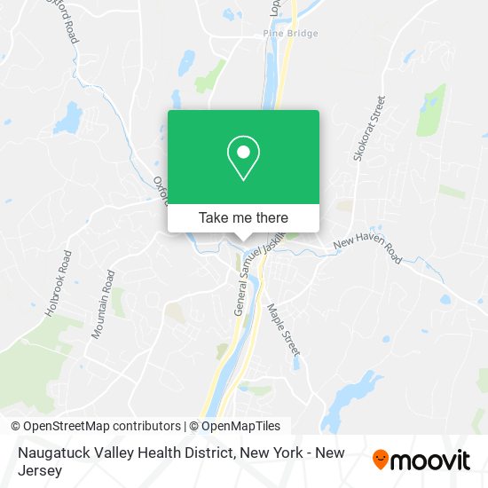 Naugatuck Valley Health District map